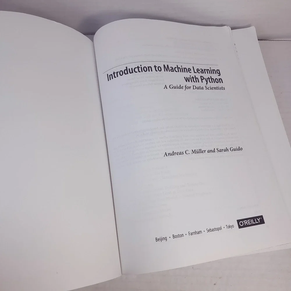 Introduction to Machine Learning with Python A Guide for Data Scientists O'Reily